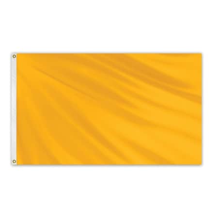 Global Flags Unlimited Solid Color Outdoor Nylon Flag 3' x 5' - Spanish Yellow 204665